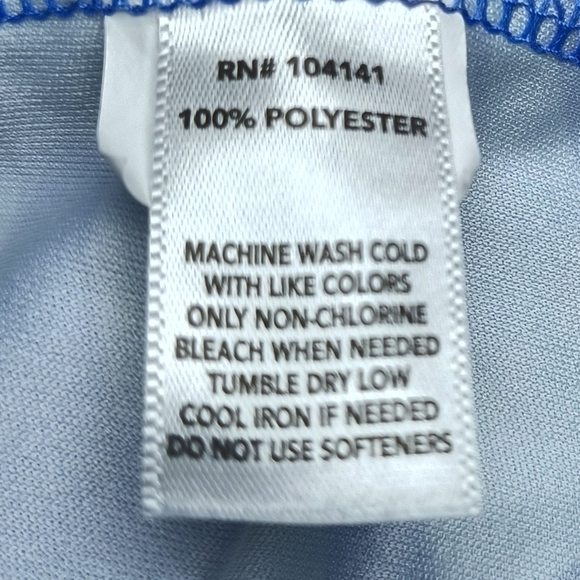 Field & Stream Blue Leaf Print Women's Dry Fit Rash Guard Long Sleeve Top M - Picture 4 of 8